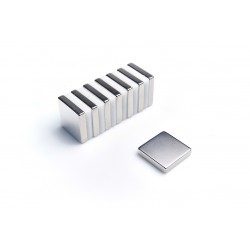 Neodymium Block Magnet 25x25x5 [mm] N38